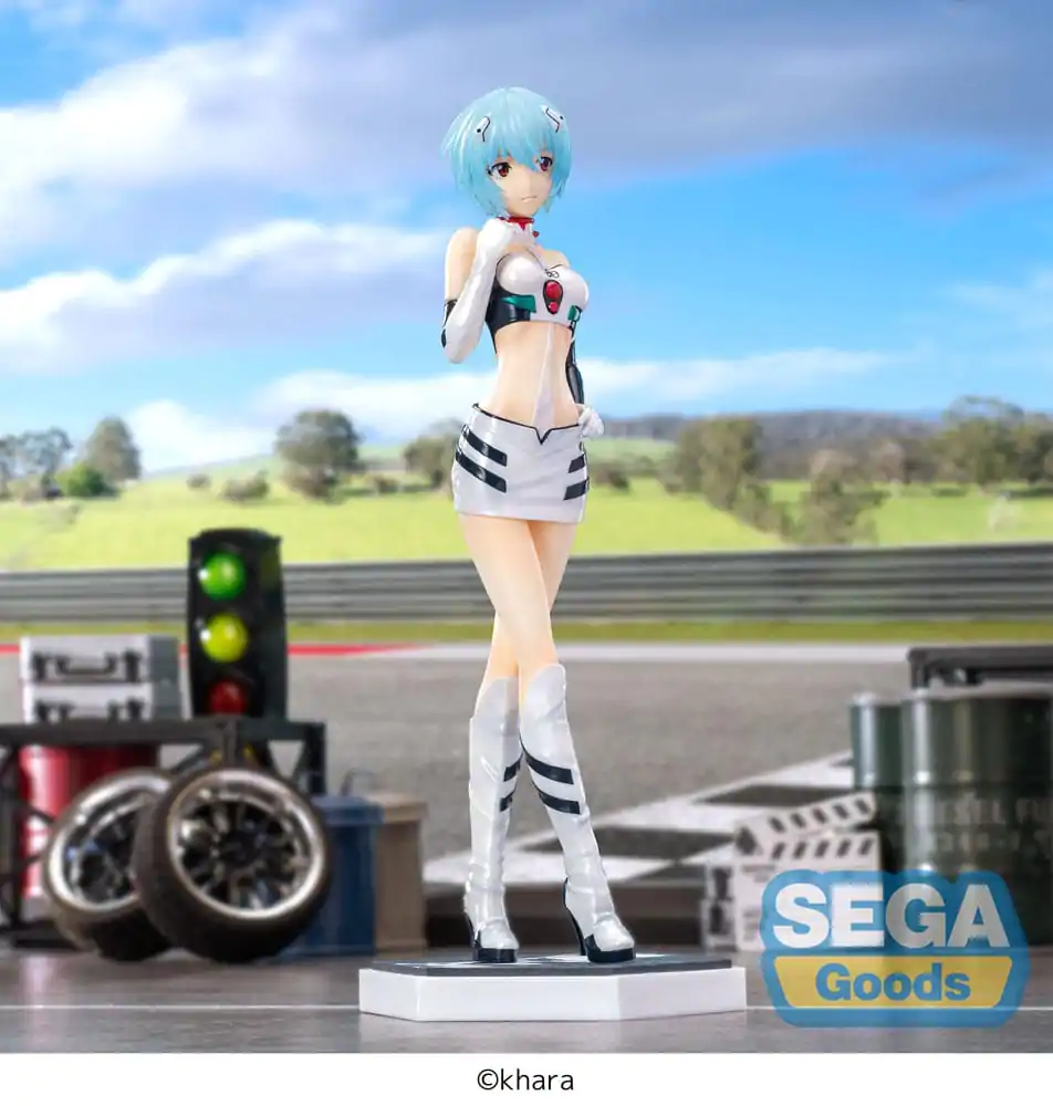 Evangelion Luminasta PVC Statue Evangelion Racing Rei Ayanami Pit Walk 21 cm product photo