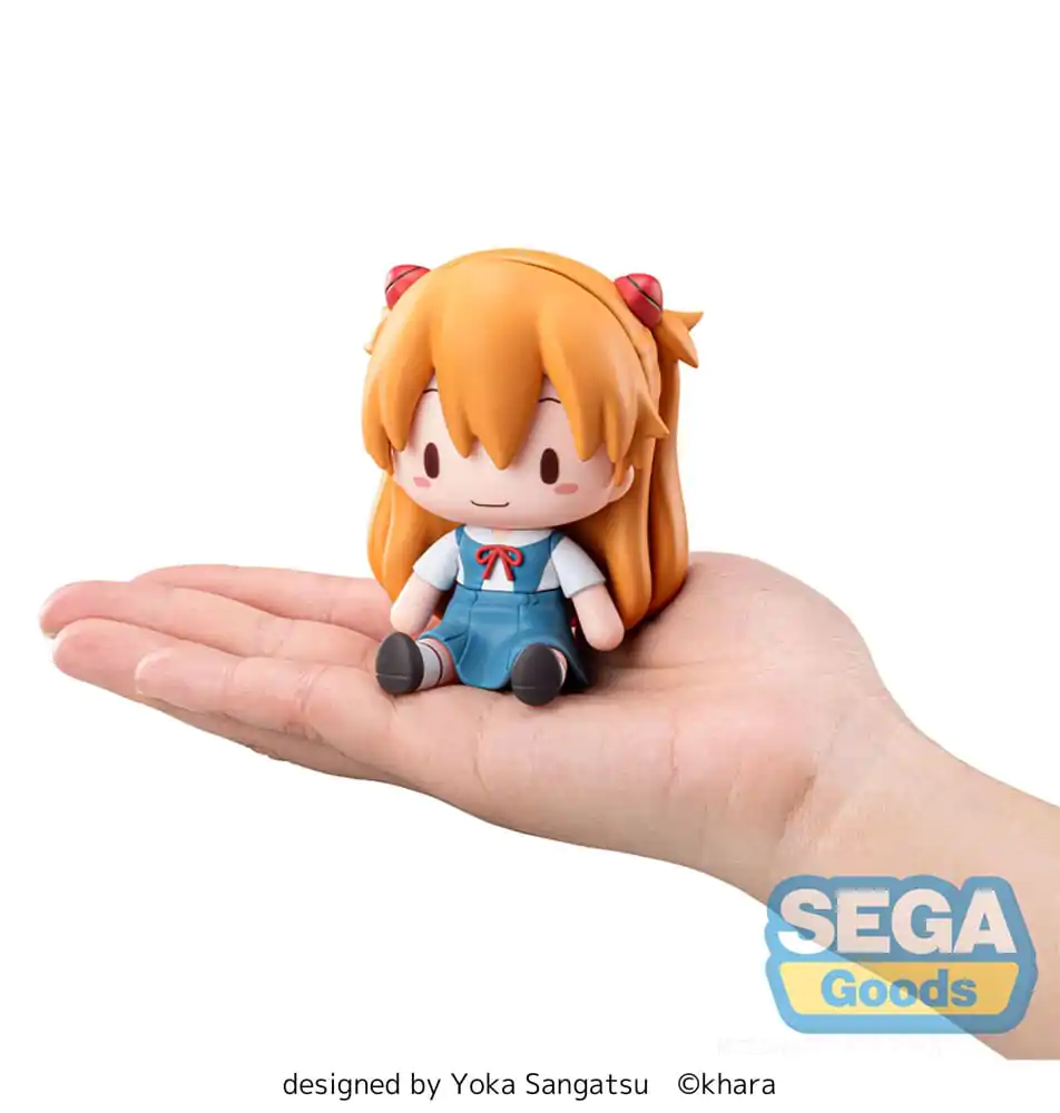 Evangelion: New Theatrical Edition Fuwa Petit Chibi Figure Asuka Shikinami Langley 8 cm product photo