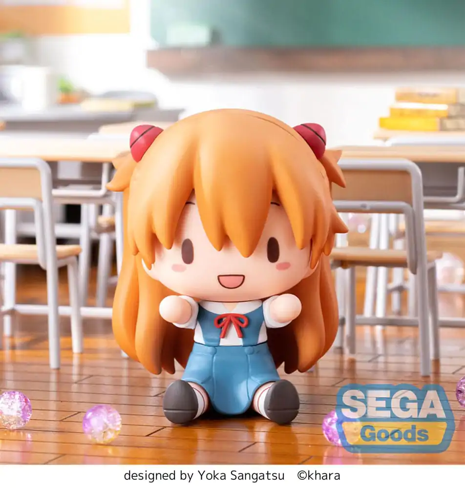 Evangelion: New Theatrical Edition Fuwa Petit Chibi Figure Asuka Shikinami Langley 8 cm product photo