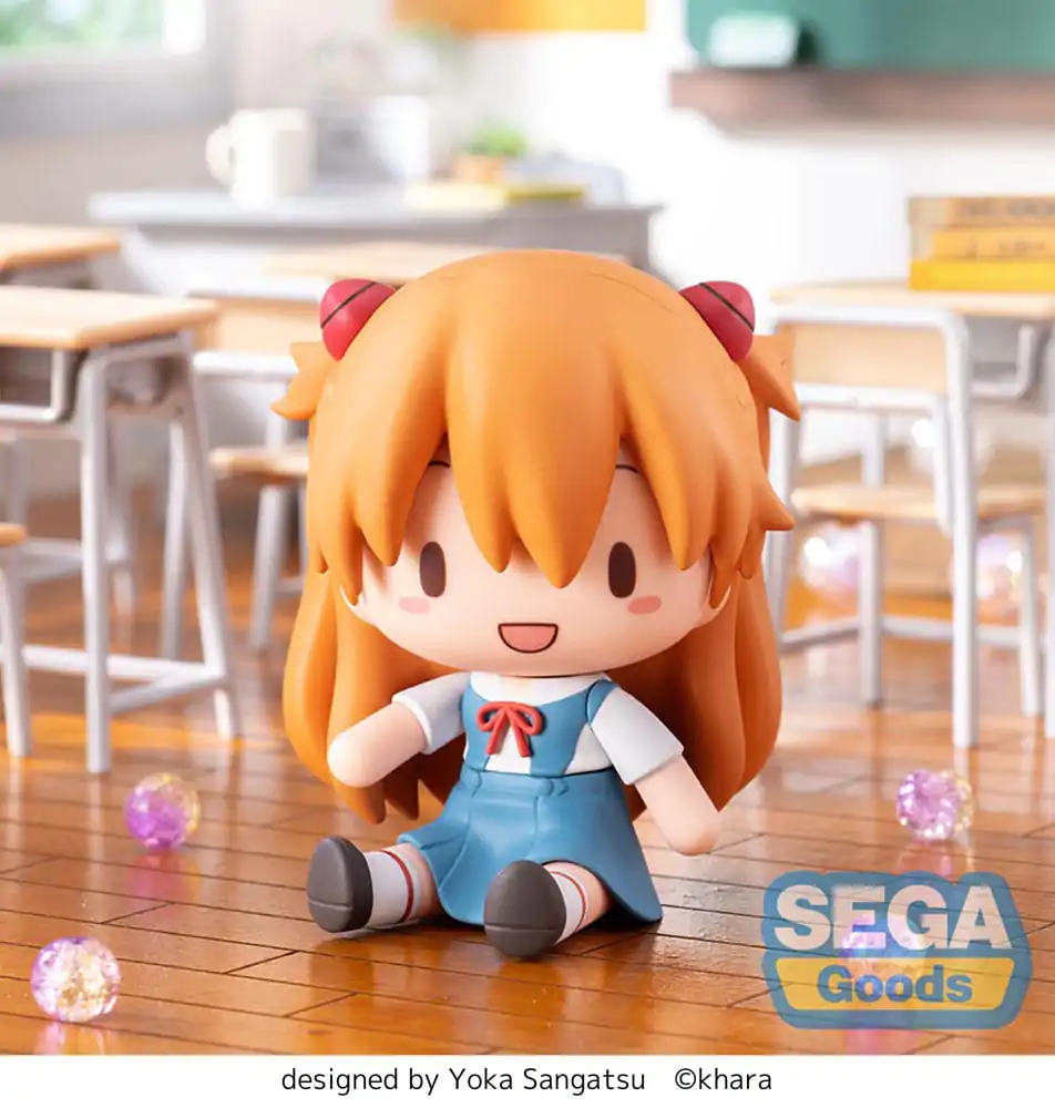 Evangelion: New Theatrical Edition Fuwa Petit Chibi Figure Asuka Shikinami Langley 8 cm product photo
