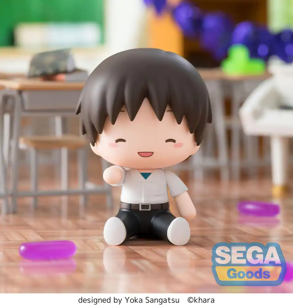 Evangelion: New Theatrical Edition Fuwa Petit Chibi Figure Shinji 8 cm product photo