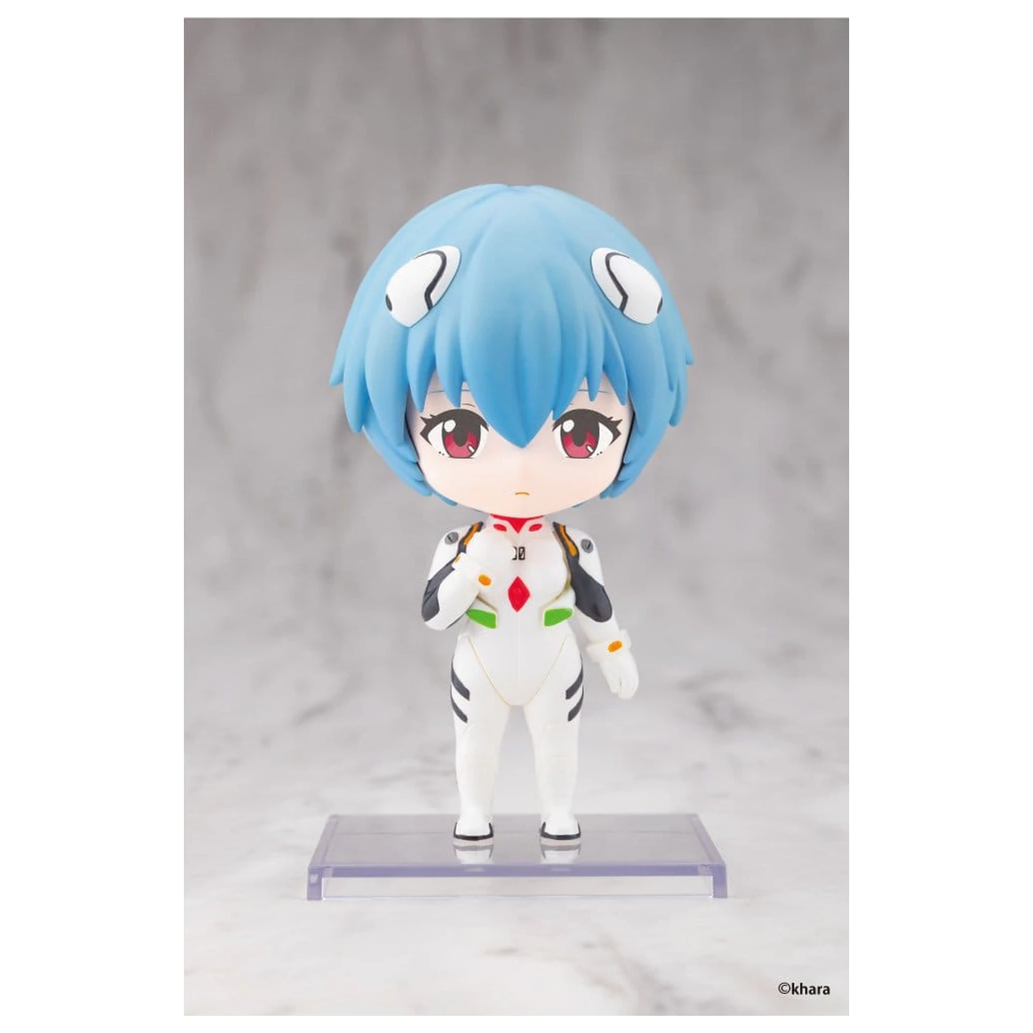 Evangelion: New Theatrical Edition Oshi Works Mini Mini Figure Rei Ayanami 10 cm product photo