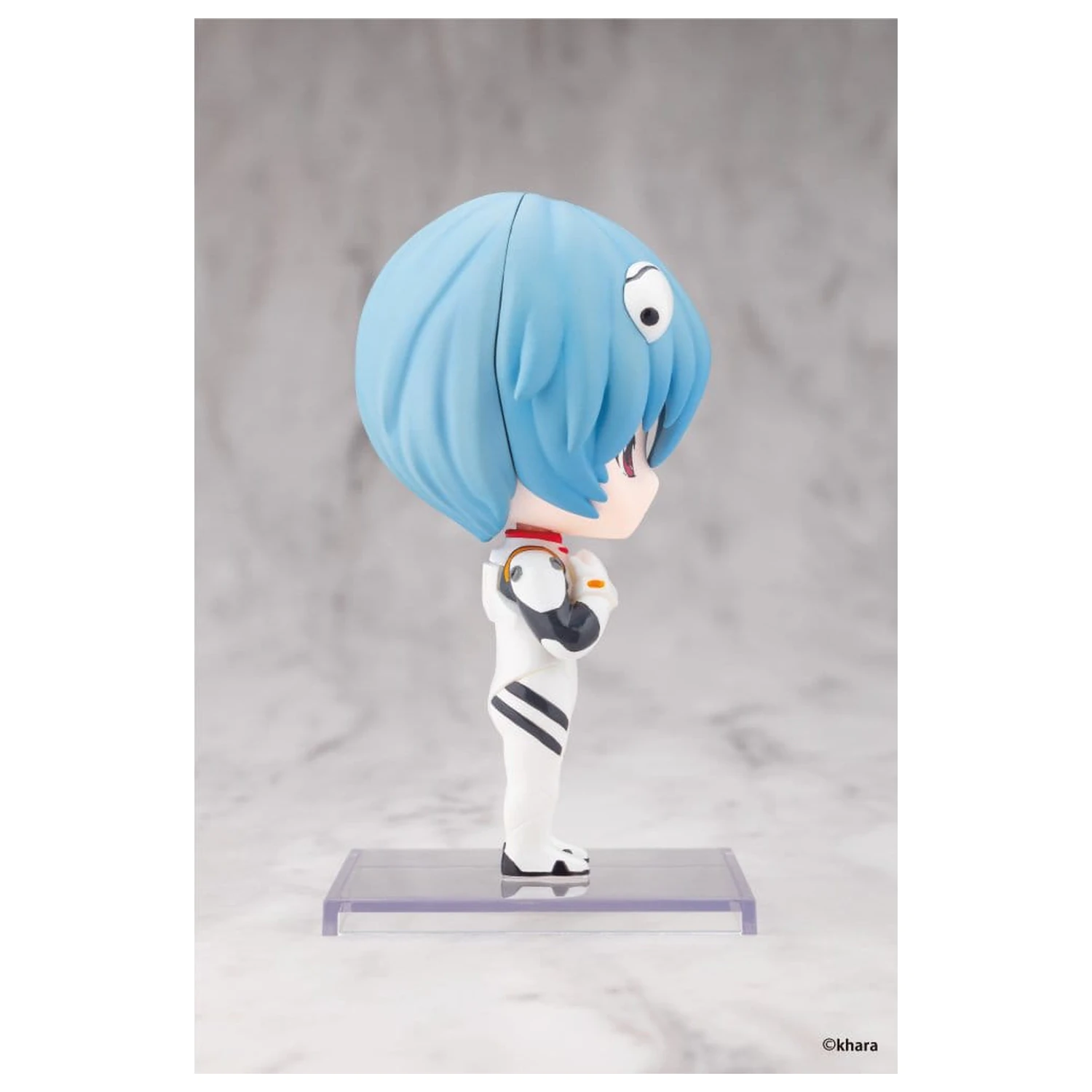 Evangelion: New Theatrical Edition Oshi Works Mini Mini Figure Rei Ayanami 10 cm product photo