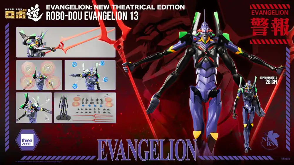 Evangelion: New Theatrical Edition Robo-Dou Action Figure Evangelion 13 28 cm termékfotó