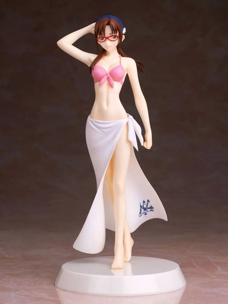 Evangelion Summer Queens PVC Statue 1/8 Mari Illustrious Makinami Special Color Ver. SQ-012B 22 cm product photo