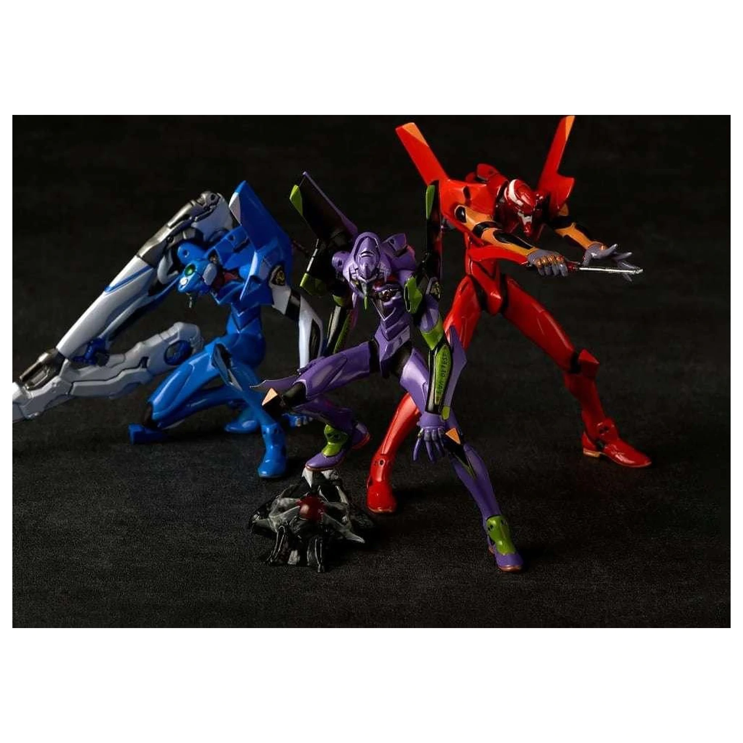 EVANGELION Unit-01 / Unit-02 / Prototype-00 Model Kit Artpla 12cm product photo