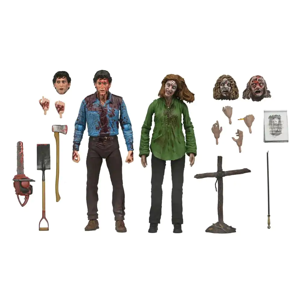 Evil Dead Ultimate Action Figure 2-Pack Bloody Ash & Cheryl Williams 18 cm product photo