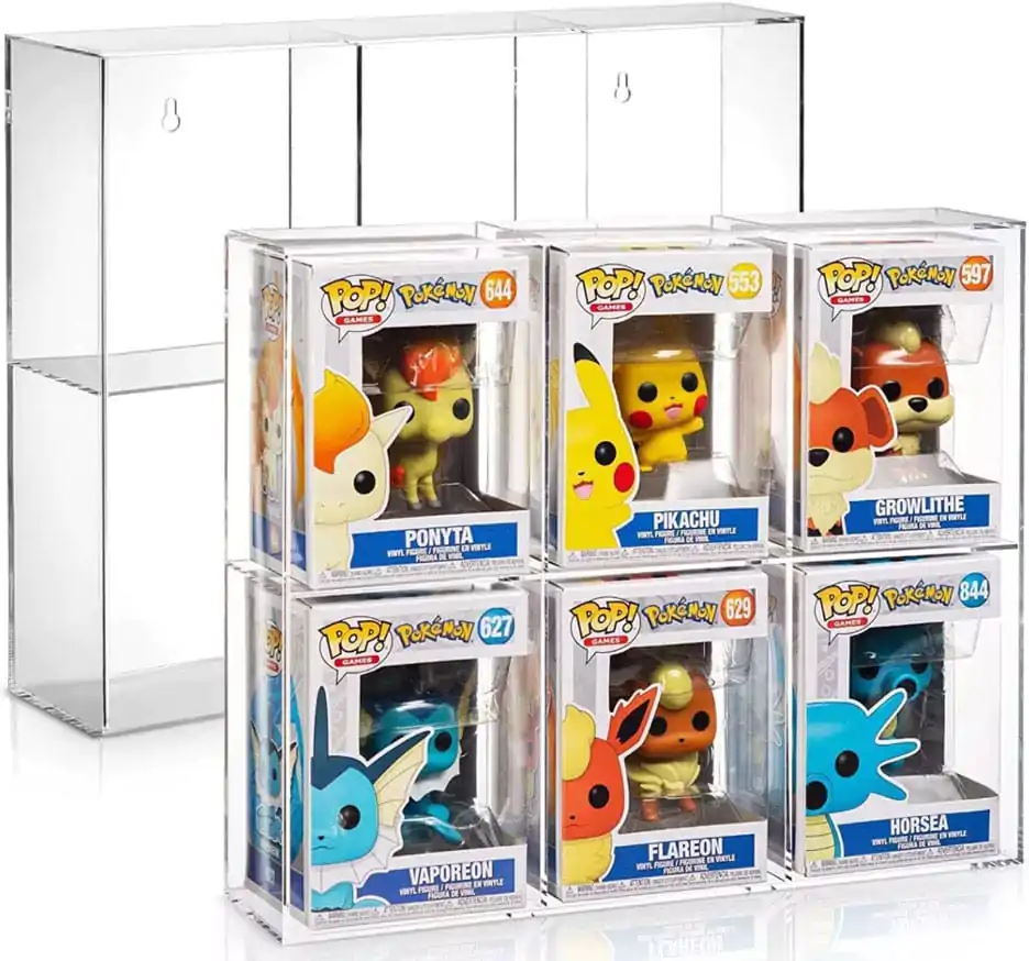 Evoretro Acrylic Display Case for 6 Funko Pops product photo