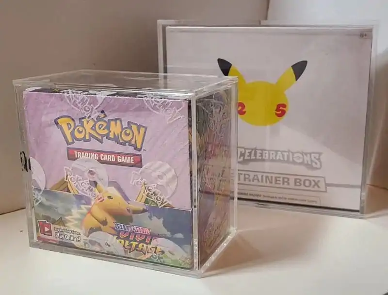 Evoretro Acrylic Display Case for Booster Boxes / Elite Trainer Boxes Ver. 1 with Sliding Lid product photo