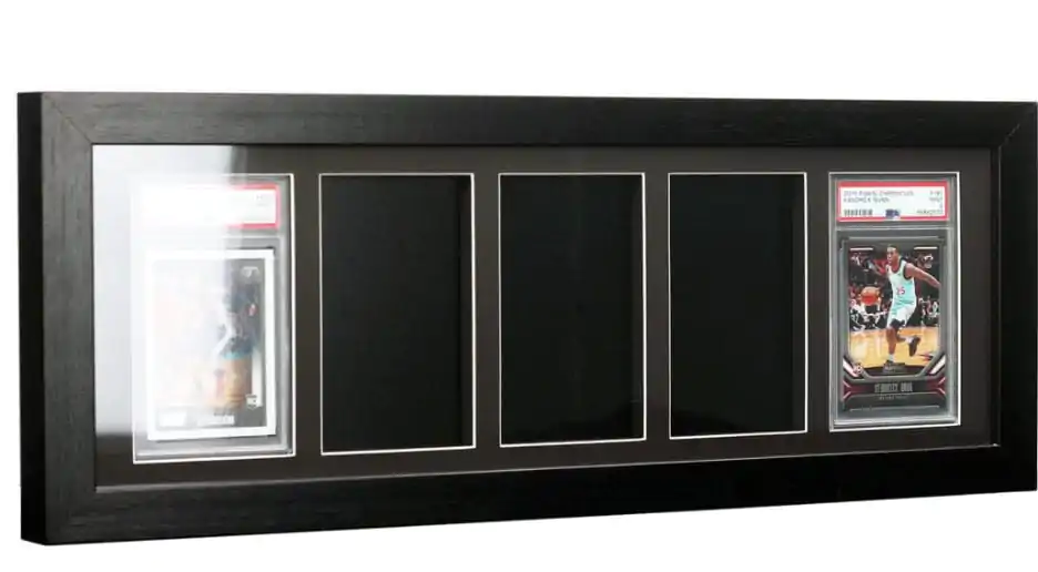 Evoretro Graded Card Display Frame for 5 PSA Graded Cards product photo