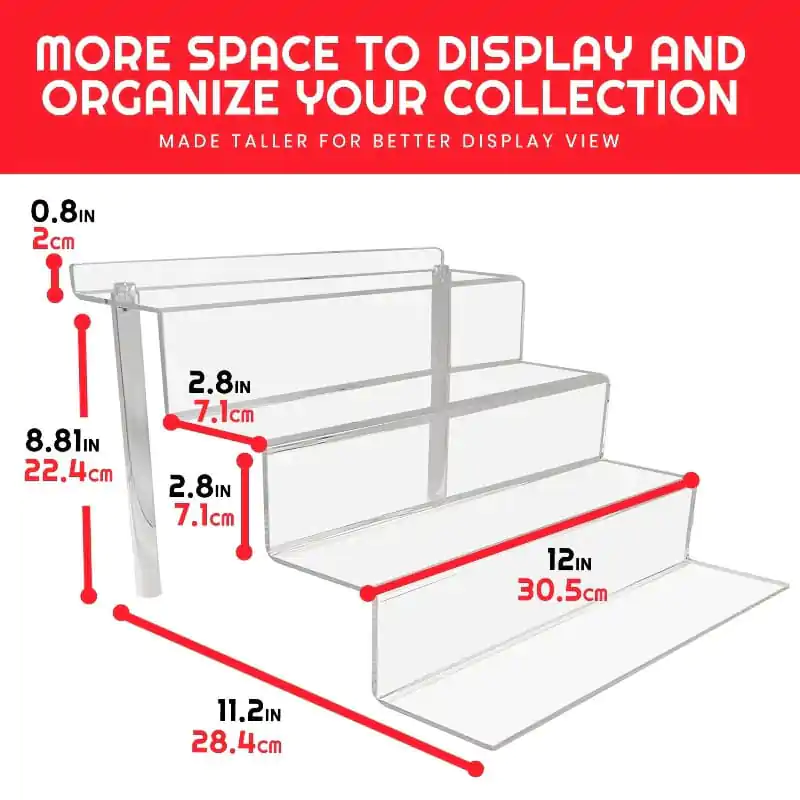 Evoretro Acrylic Shelf Riser 2-Pack RS9 product photo