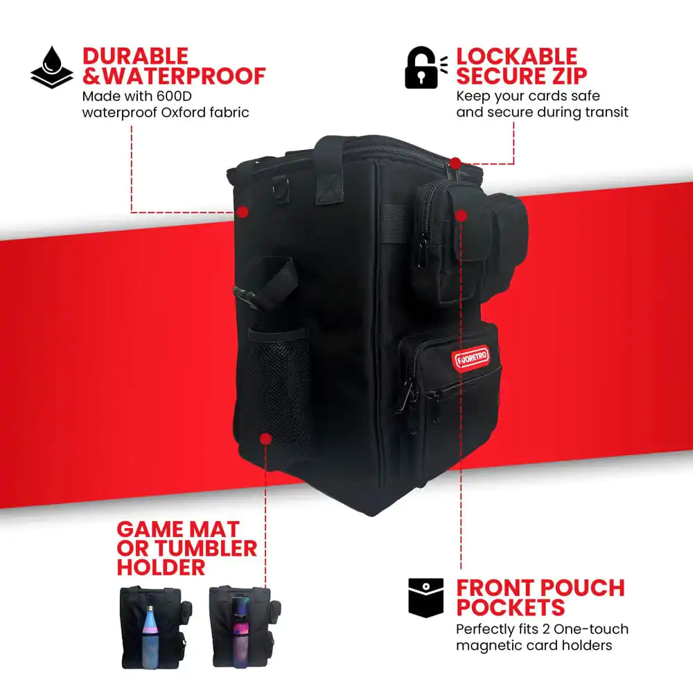 Evoretro Trading Card Backpack Black product photo