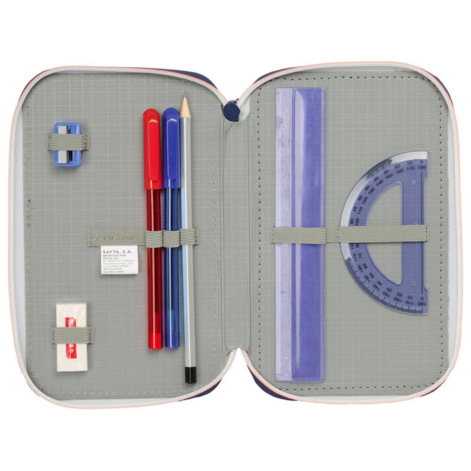 F.C. Barcelona 2 Equipment 25/26 triple pencil case 37pcs product photo