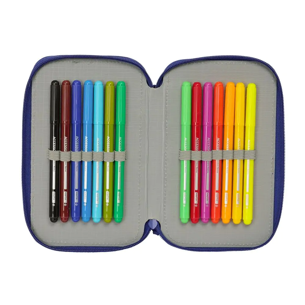 F.C. Barcelona 25/26 double pencil case 29pcs product photo