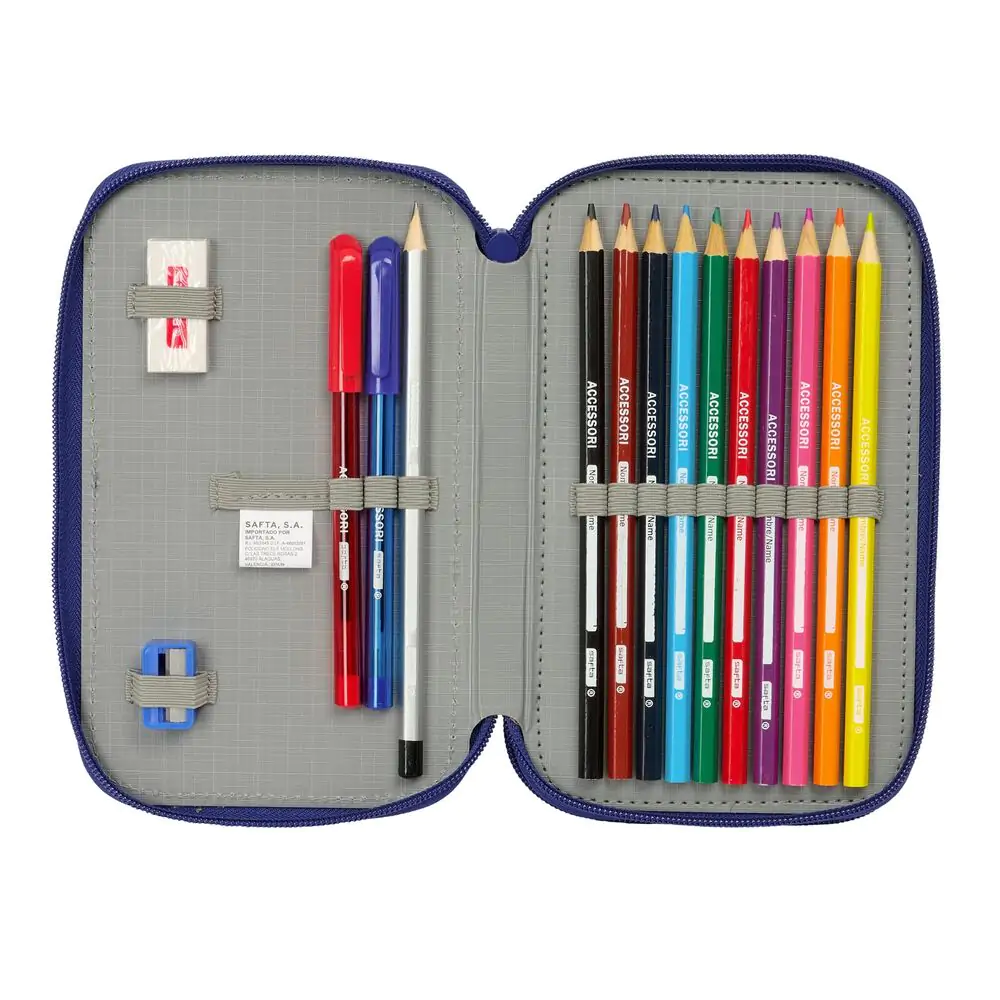 F.C. Barcelona 25/26 double pencil case 29pcs product photo