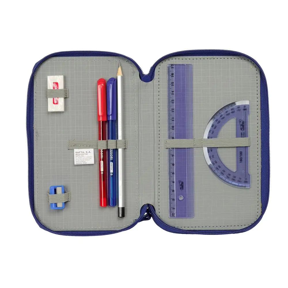 F.C. Barcelona 25/26 triple pencil case 37pcs product photo