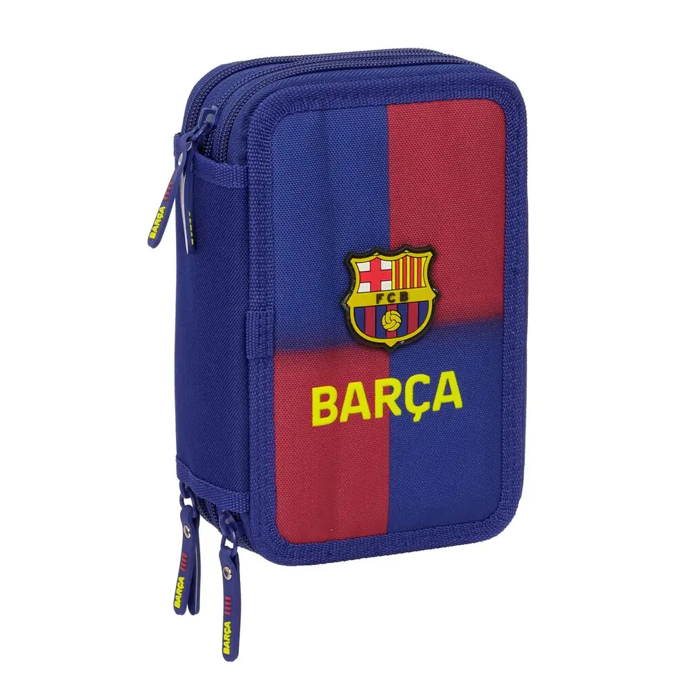 F.C. Barcelona 25/26 triple pencil case 37pcs product photo