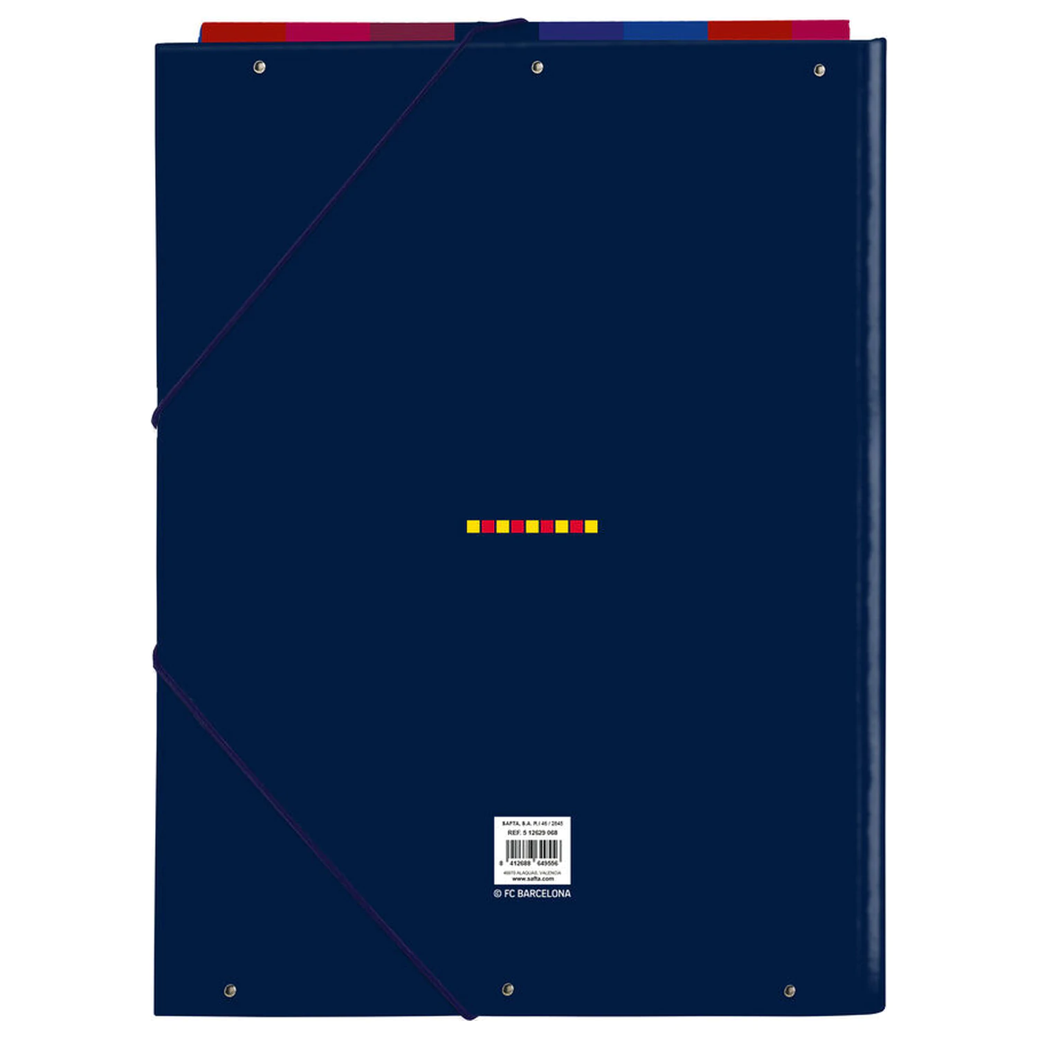 F.C. Barcelona 26/27 A4 cardboard binder with flaps product photo