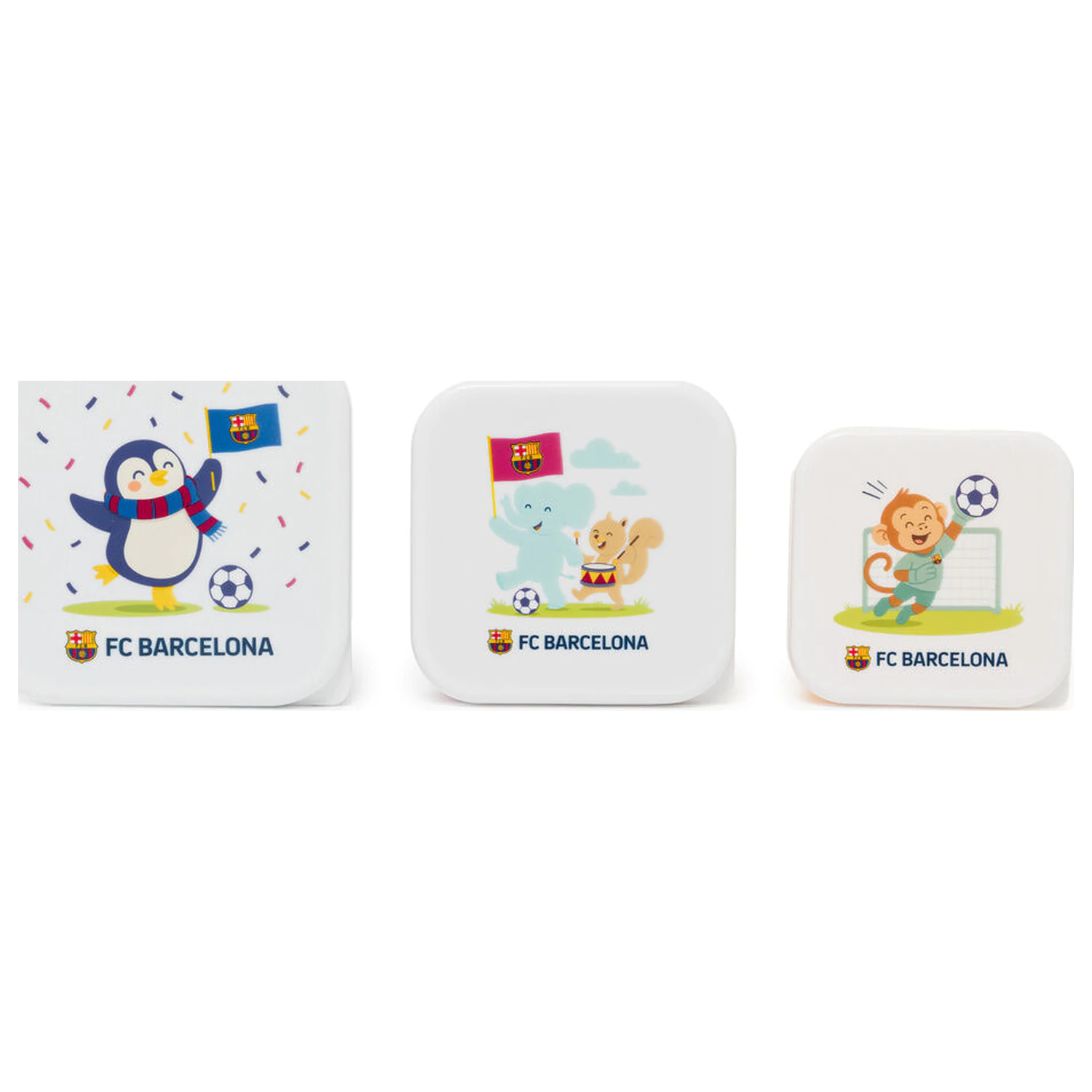 F.C. Barcelona 3 lunch boxes set product photo