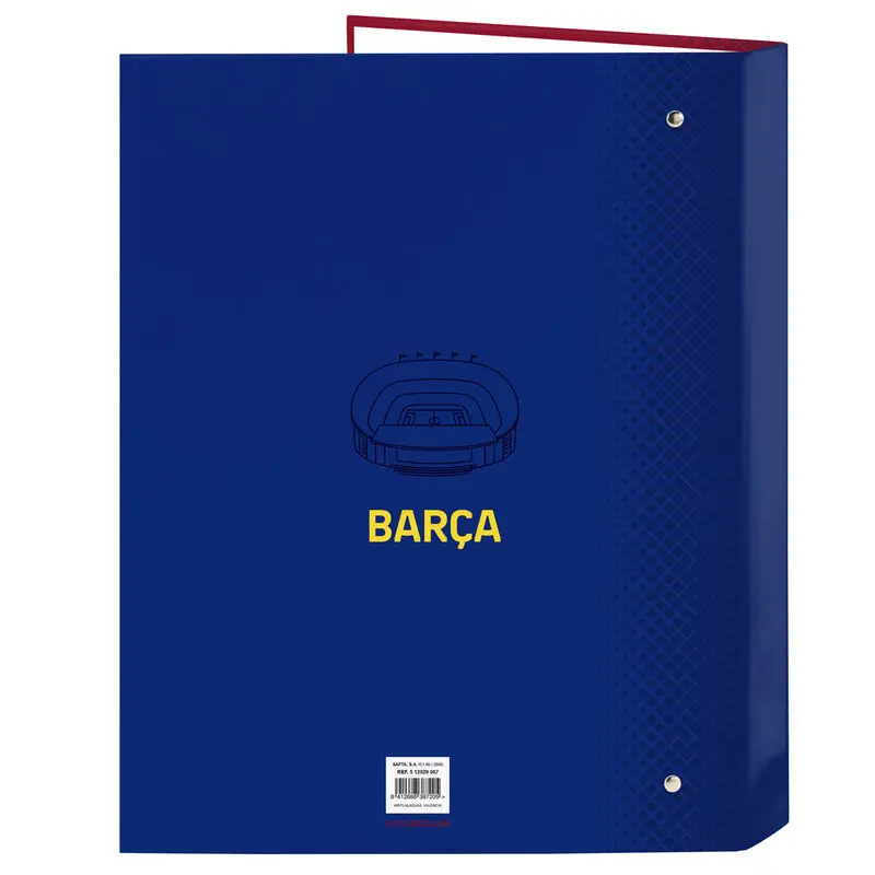 F.C. Barcelona A4 cardboard ring binder product photo