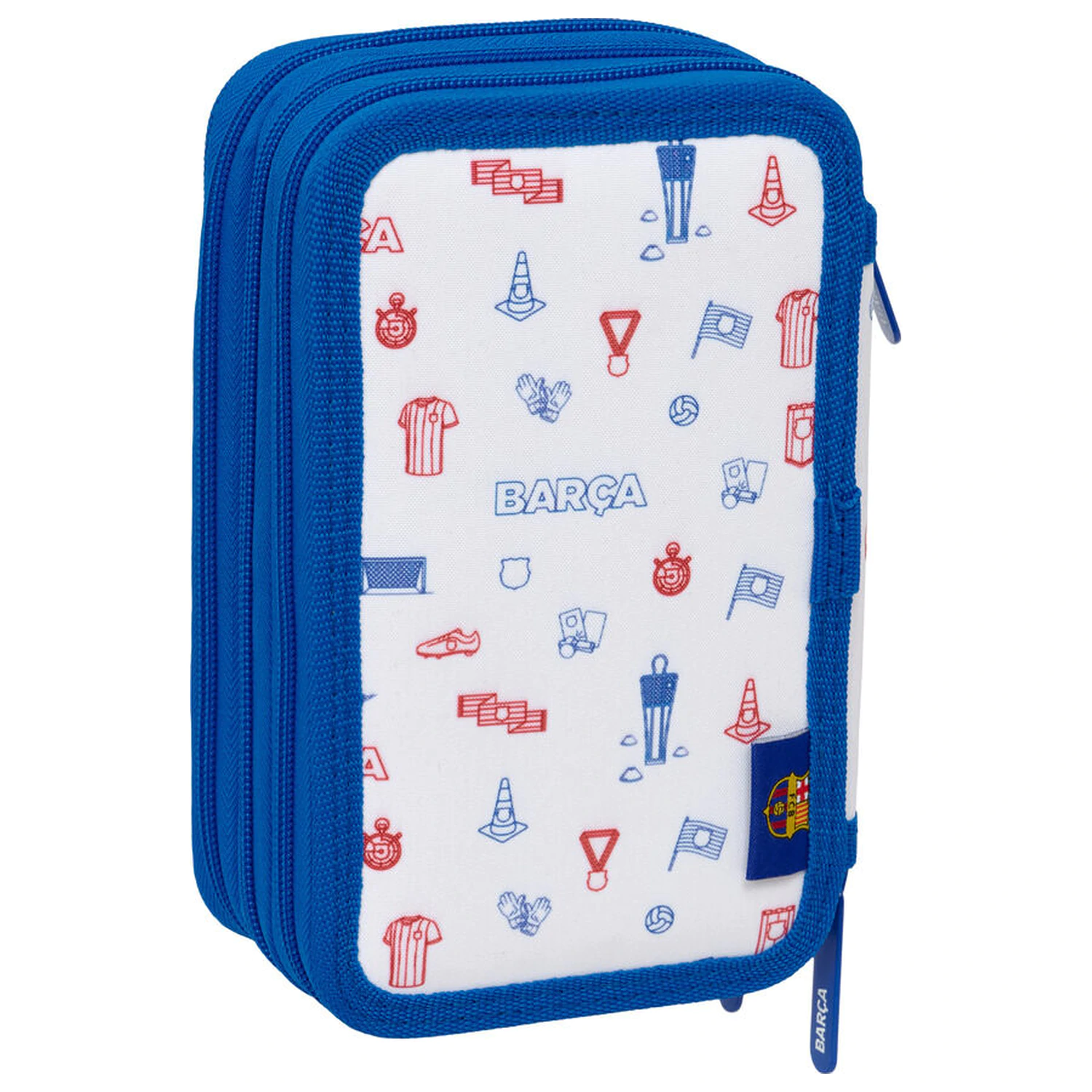 F.C. Barcelona Baby triple pencil case 37pcs product photo