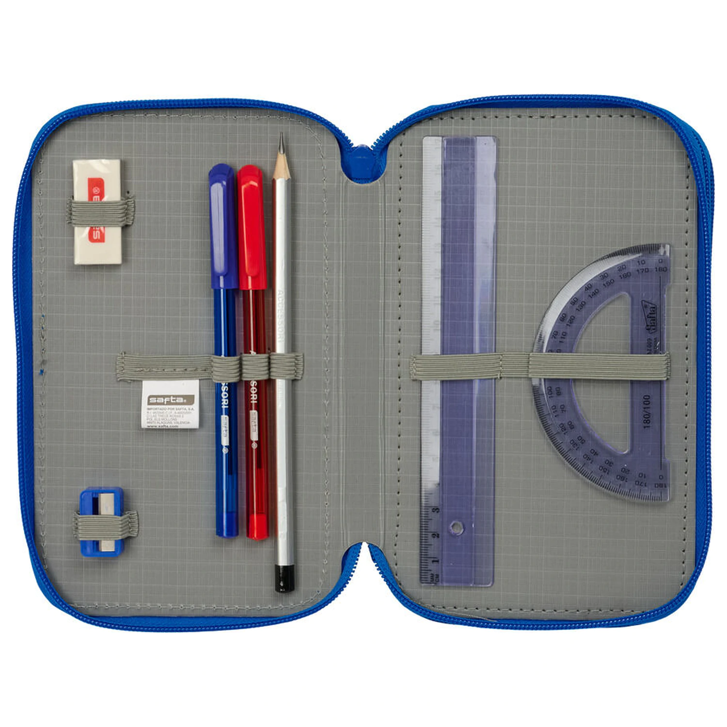 F.C. Barcelona Baby triple pencil case 37pcs product photo