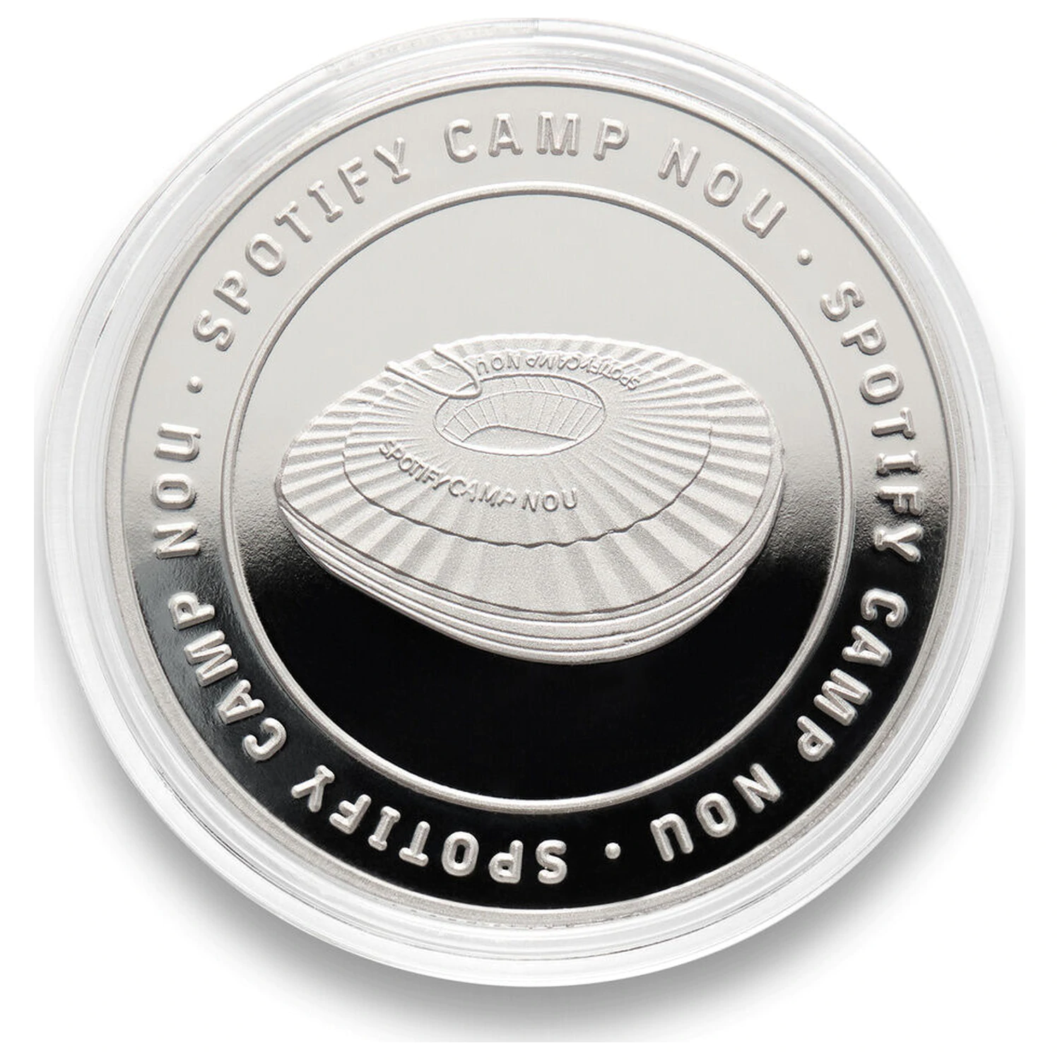 F.C. Barcelona Camp Nou commemorative coin product photo