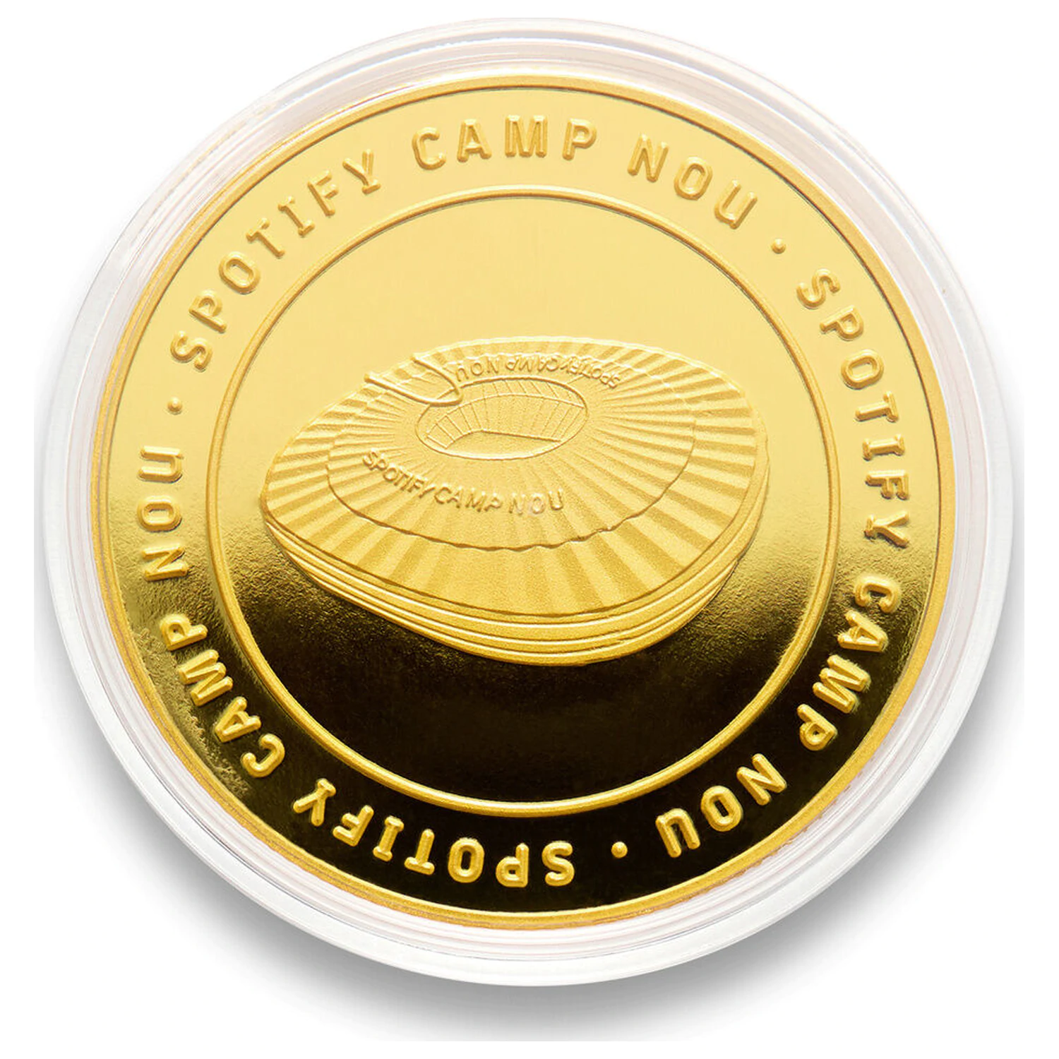 F.C. Barcelona Camp Nou commemorative coin product photo