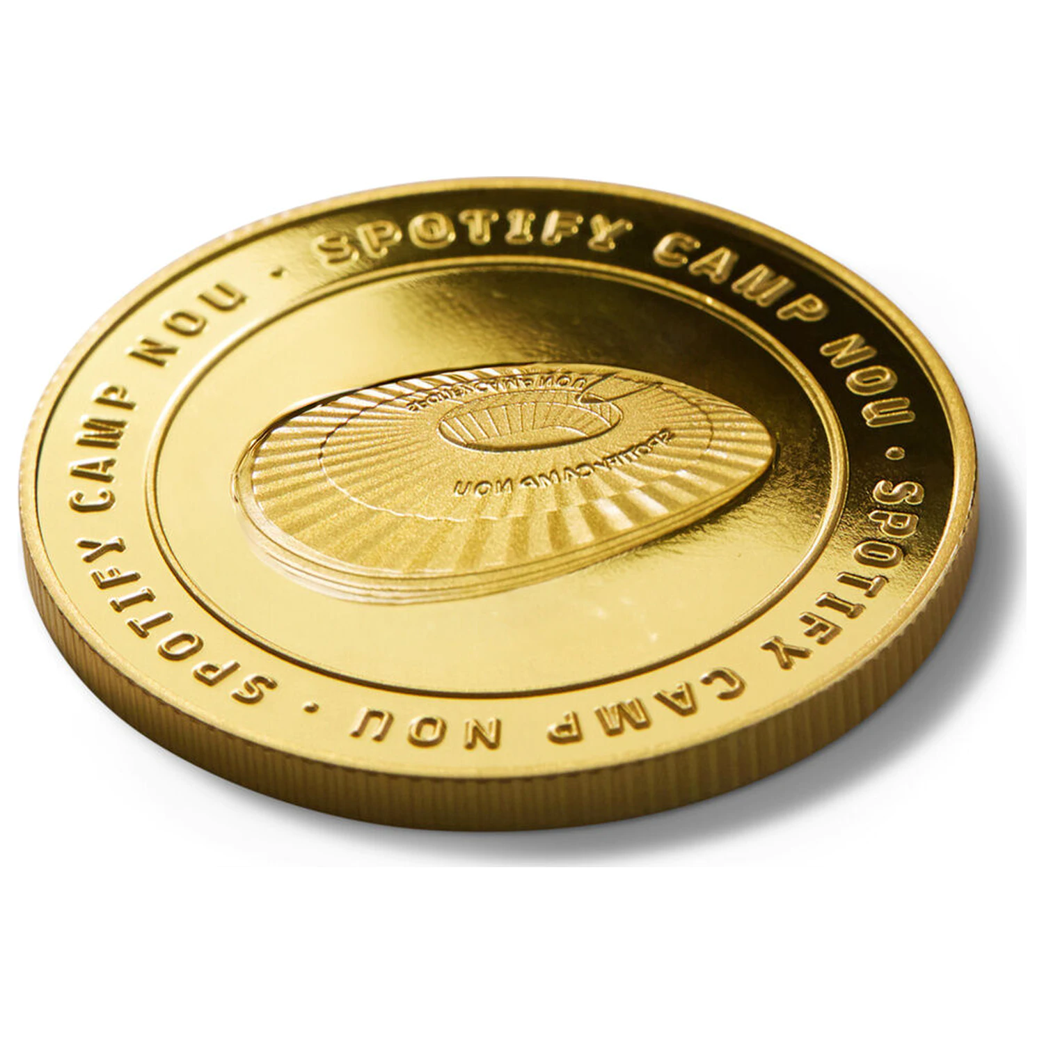 F.C. Barcelona Camp Nou commemorative coin product photo