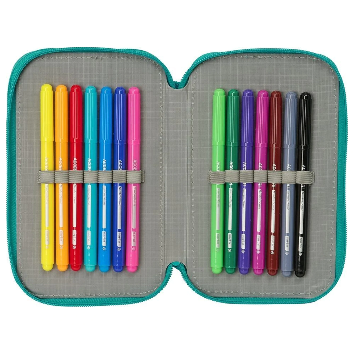 F.C. Barcelona double pencil case 29pcs product photo