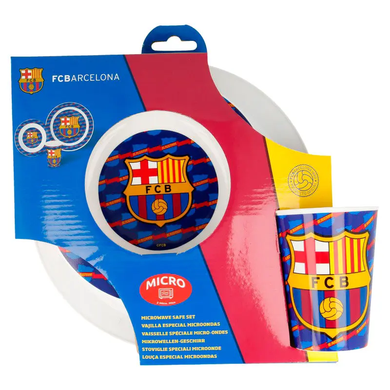 F.C Barcelona micro breakfast set product photo