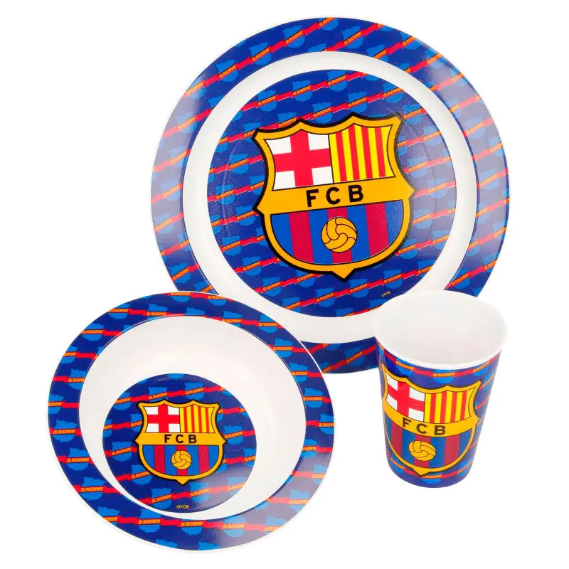 F.C Barcelona micro breakfast set product photo