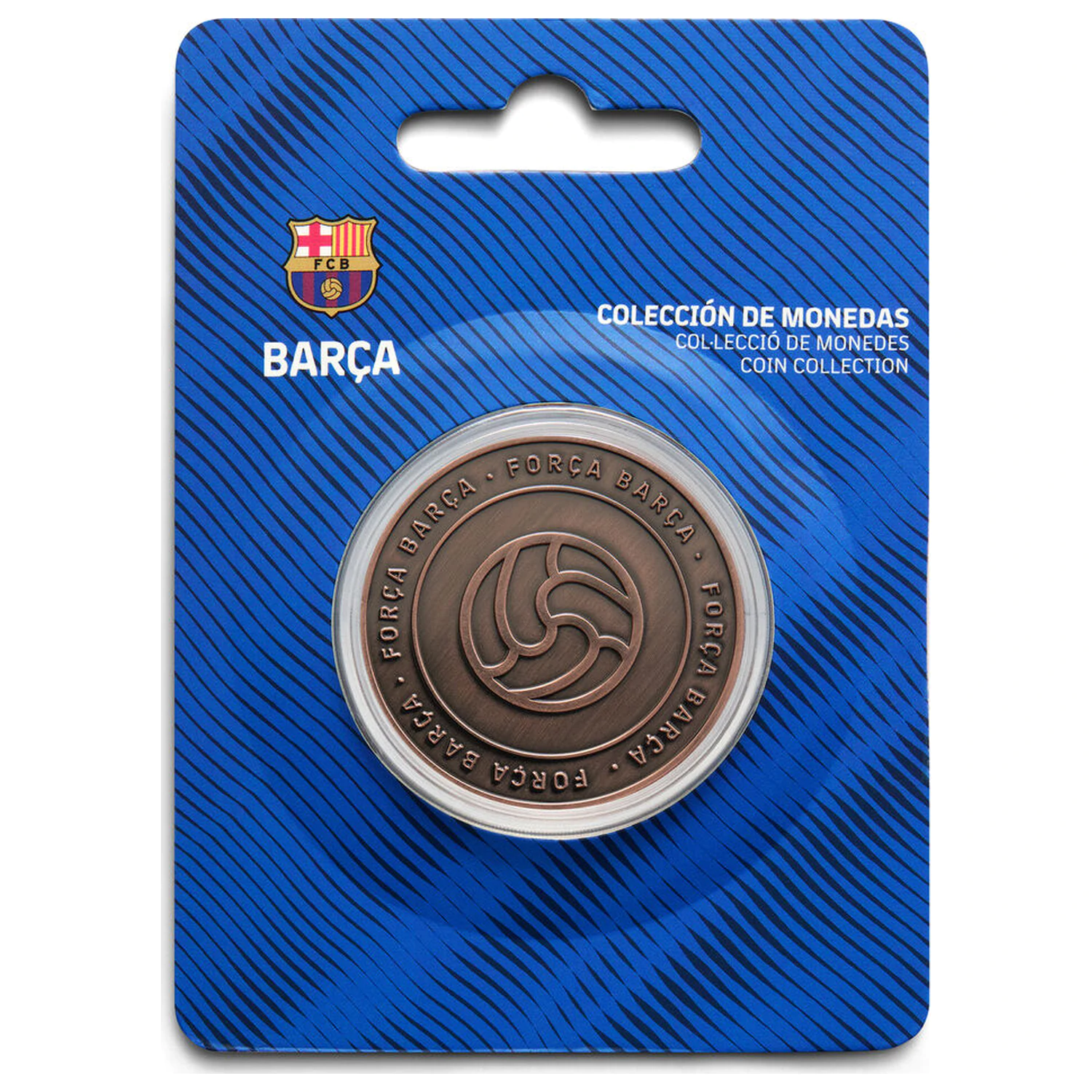 F.C. Barcelona Forza Barca commemorative coin product photo