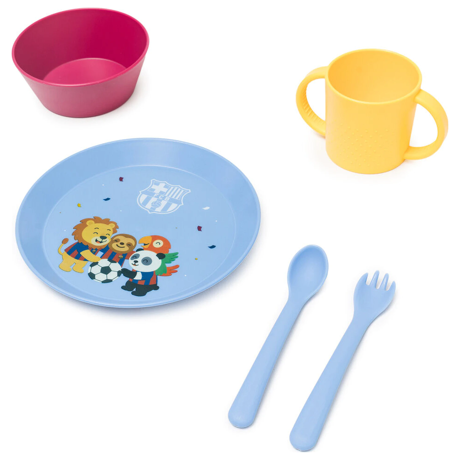 F.C. Barcelona children's dinnerware set product photo