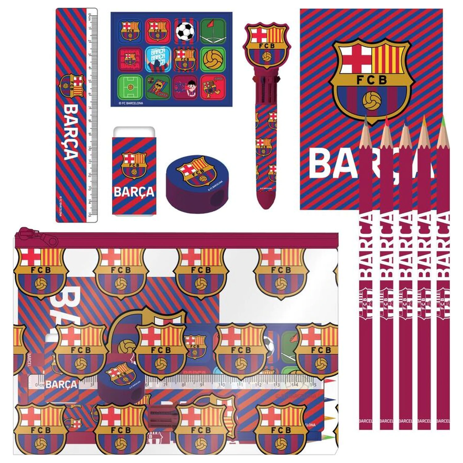 F.C. Barcelona stationary set product photo