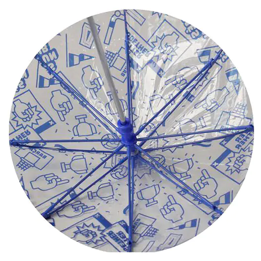 F.C Barcelona manual transparent bubble umbrella 48cm product photo