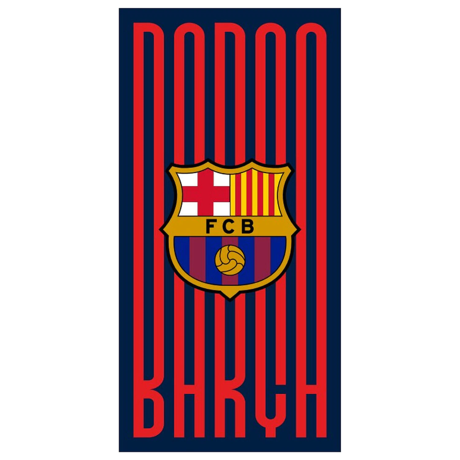 F.C Barcelona microfibre beach towel product photo