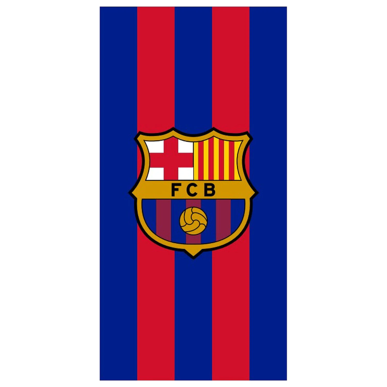 F.C Barcelona cotton beach towel product photo