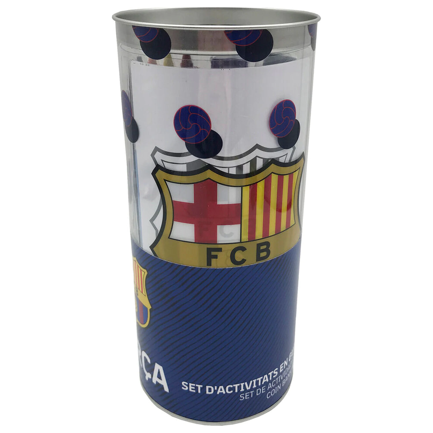 F.C. Barcelona money box set activities 38pcs product photo