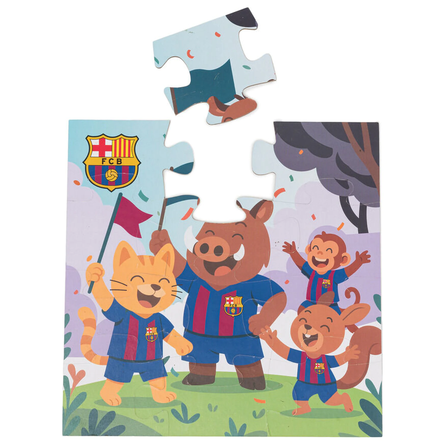F.C. Barcelona puzzle 12pcs product photo