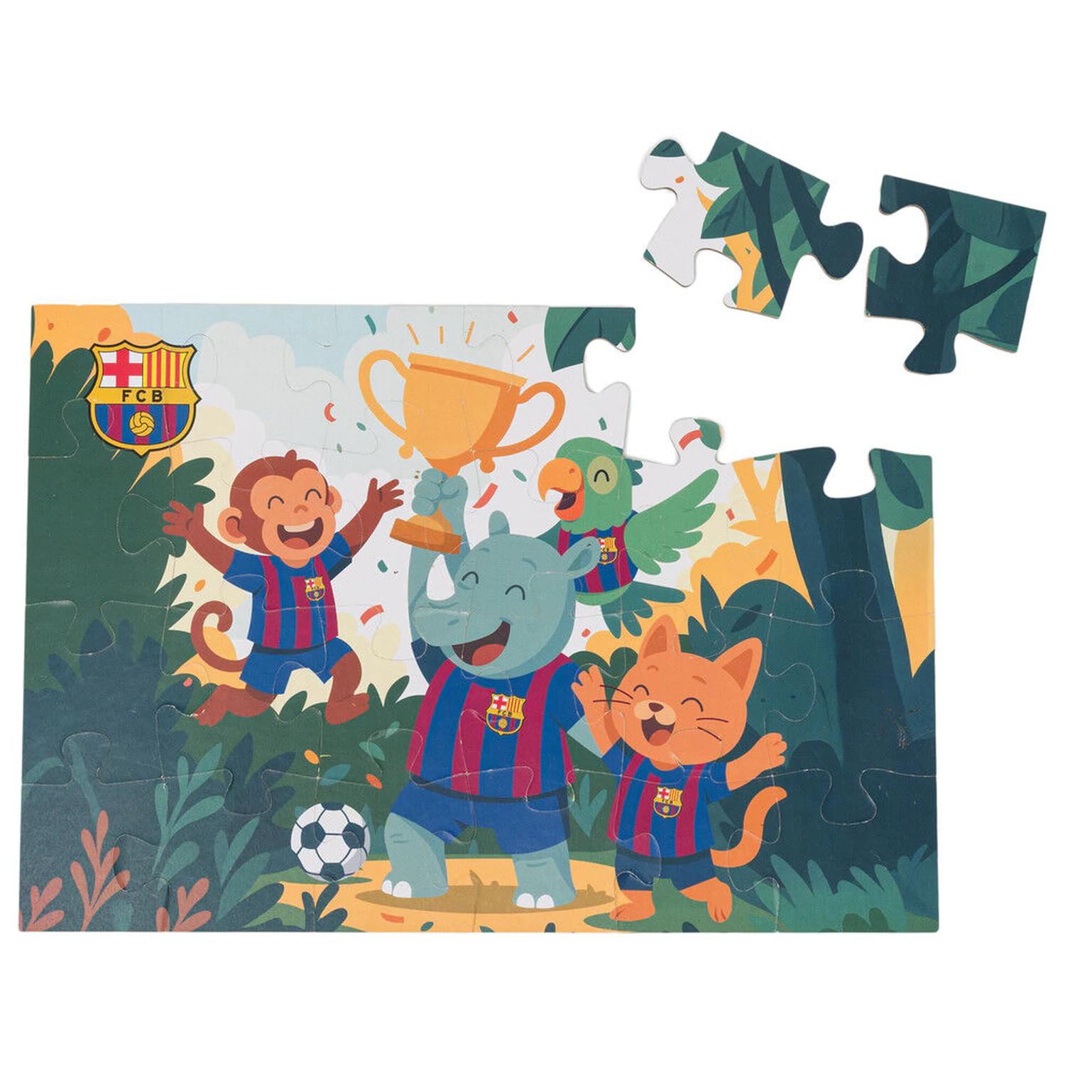 F.C. Barcelona puzzle 24pcs product photo