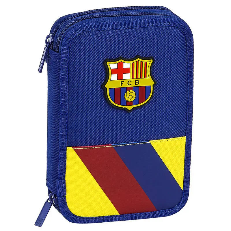 F.C Barcelona Second Equipment double pencil case 34pcs product photo