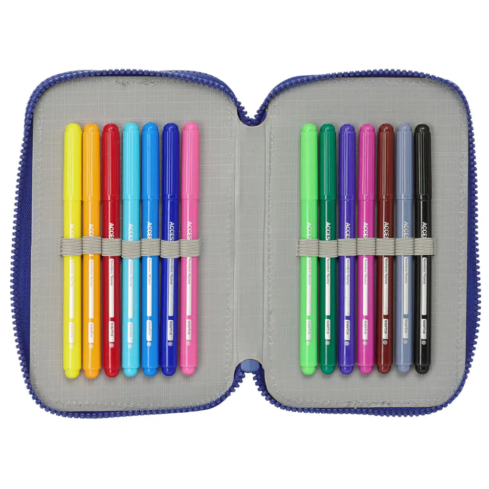 F.C Barcelona triple pencil case 36pcs product photo