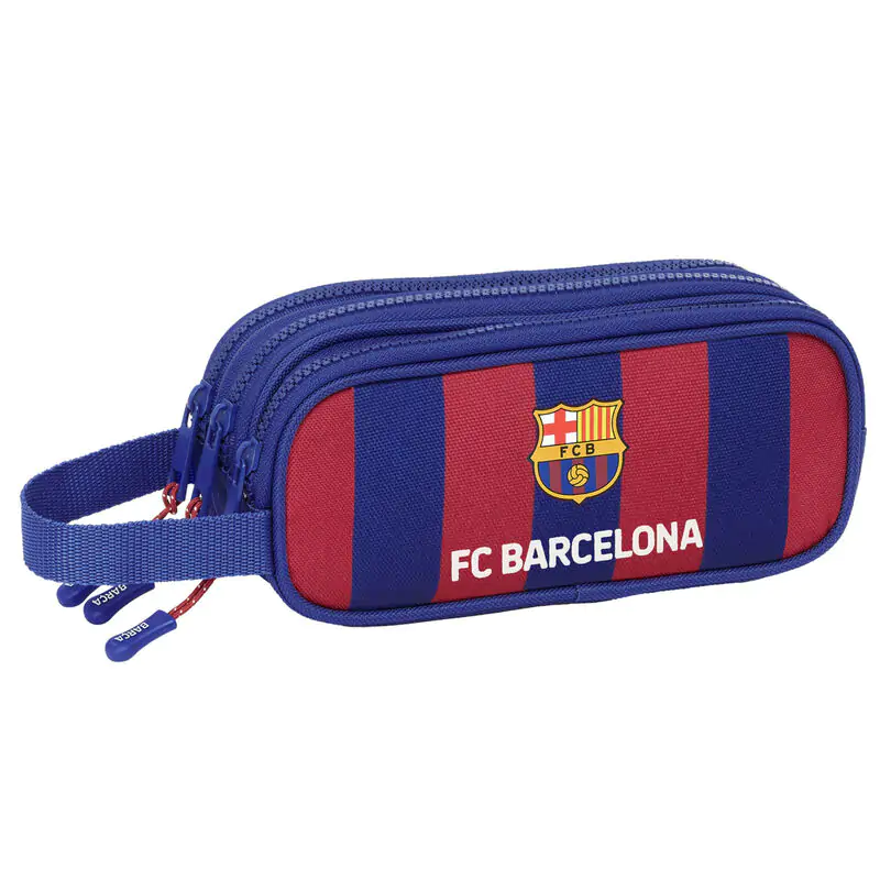 F.C Barcelona triple pencil case product photo