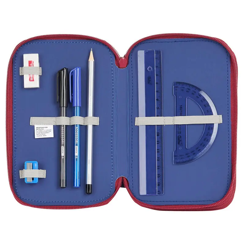 F.C. Barcelona triple pencil case 41pcs product photo