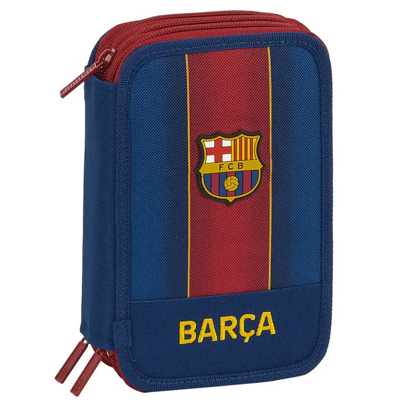 F.C. Barcelona triple pencil case 41pcs product photo