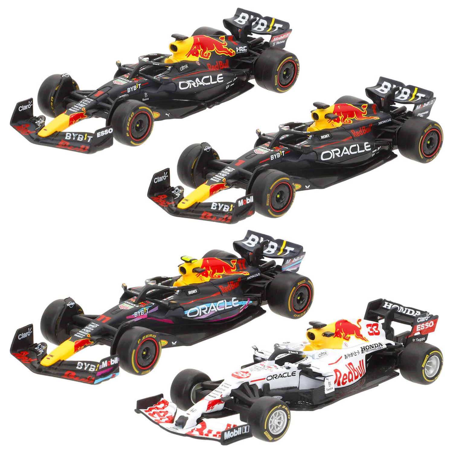 F1 Red Bull metal pack 4 cars product photo