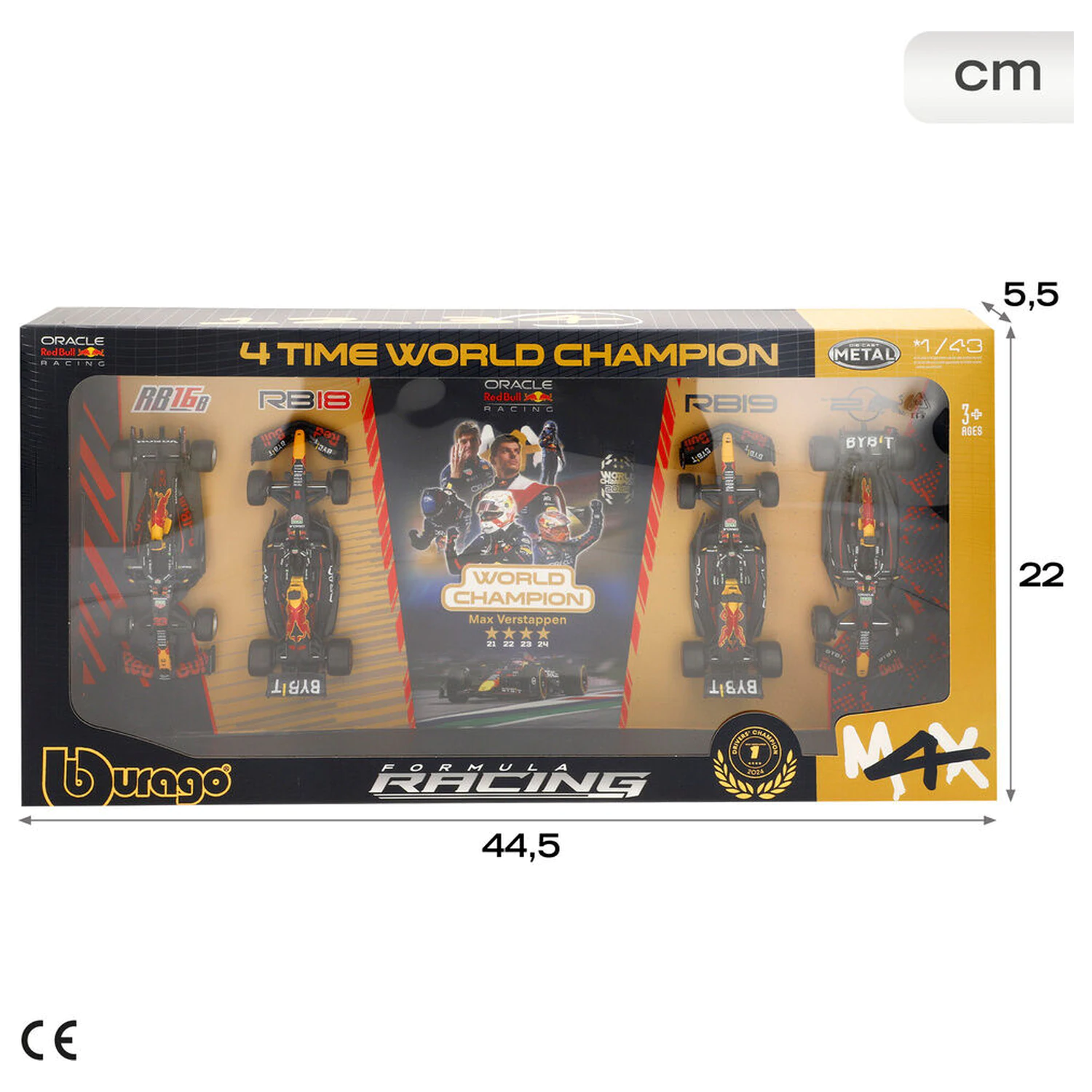 F1 Red Bull Championships metal pack 4 cars product photo
