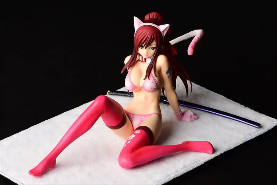 Fairy Tail Statue 1/6 Erza Scarlet - Cherry Blossom CAT Gravure_Style 13 cm termékfotó