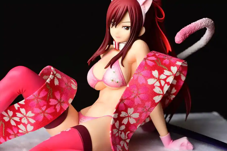 Fairy Tail Statue 1/6 Erza Scarlet - Cherry Blossom CAT Gravure_Style 13 cm termékfotó